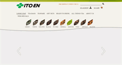 Desktop Screenshot of itoen.com